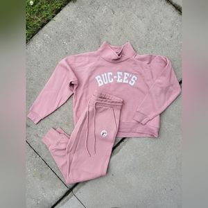 BUC-CEE'S Track Suit, Blush Pink, Women's L